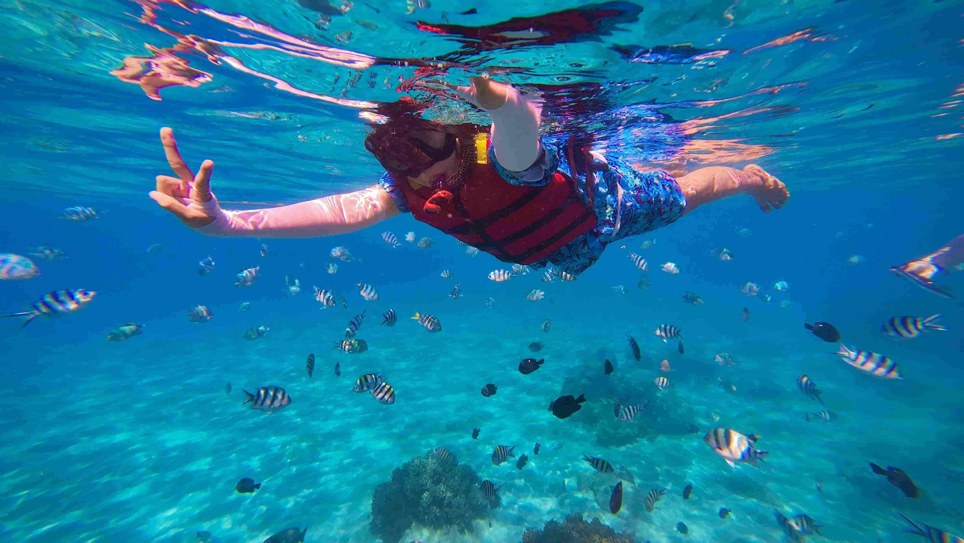Snorkeling at Lagoon