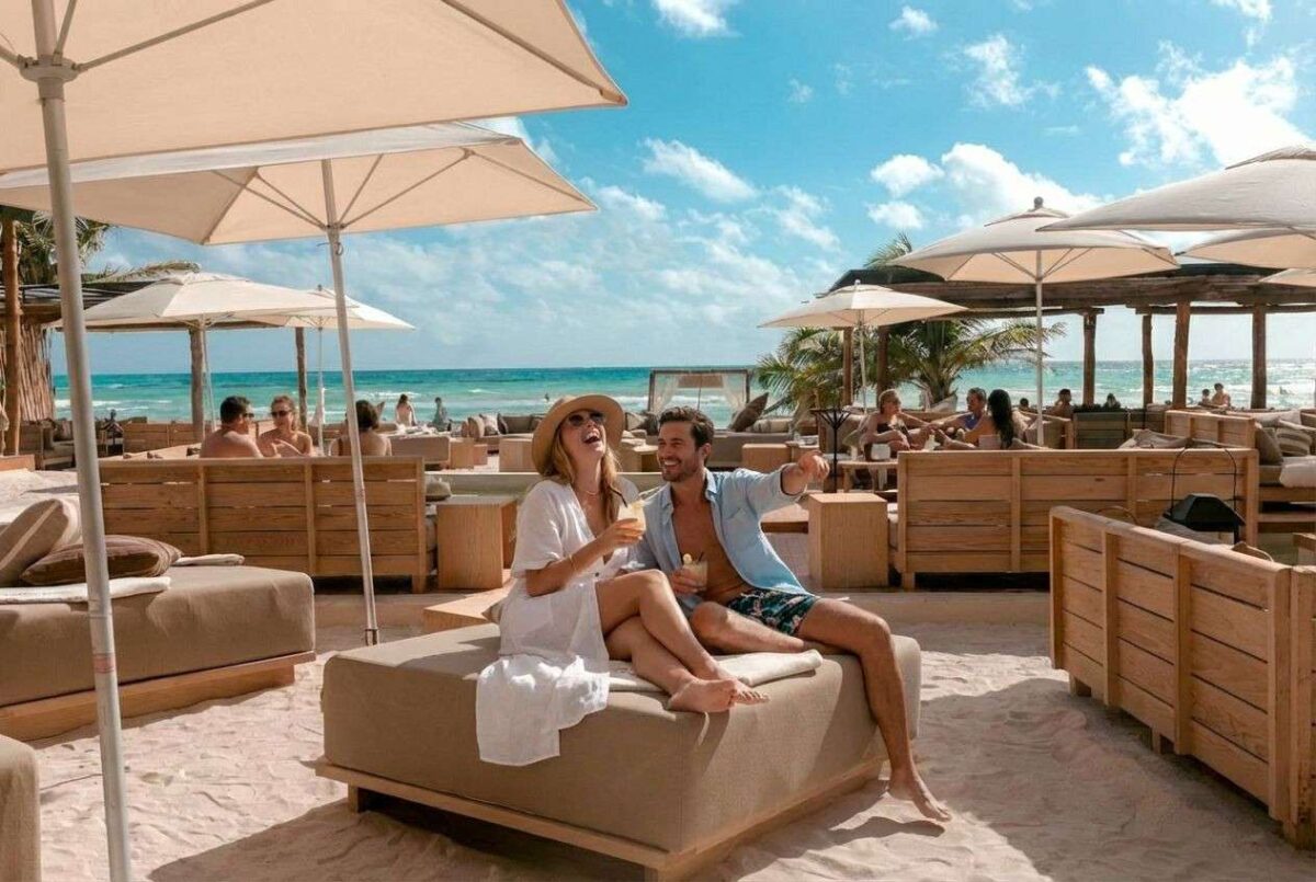 Featured image for blog post titled "Best Tulum Beach Clubs: Your Ultimate Guide to Paradise"