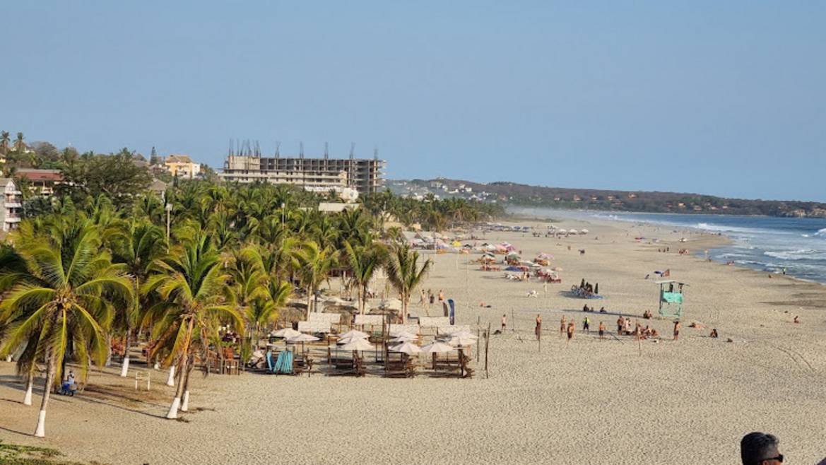 Playa Zicatela sand and surf in Puerto Escondido